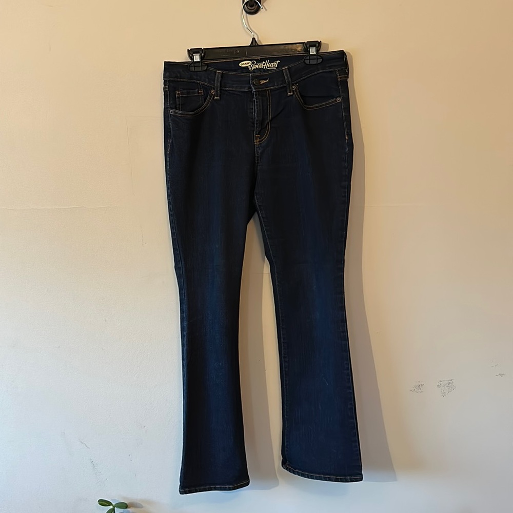 Old Navy Dark Wash Size 8 Short Sweetheart Jeans